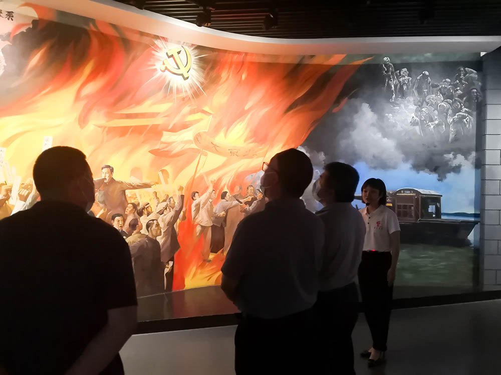 协会赴台城特别支部纪念馆开展党史教育学习活动